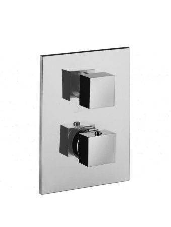 Душевая система Paffoni Elle KITLEQ518CR/M встраиваемая в стену цвет хром с термостатом