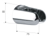 Держатель для душа Remer 339R3 хром