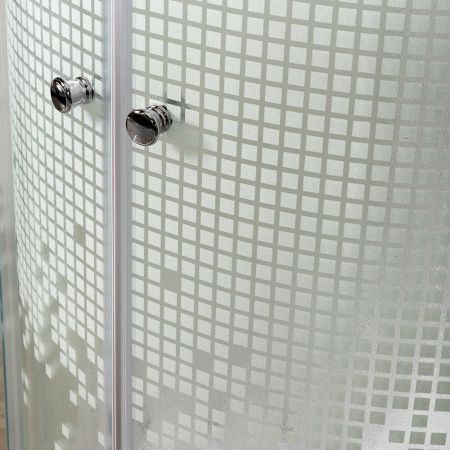 Душевая кабина AvaCan L901N 100х100 четверть круга без крыши ориентация универсальная