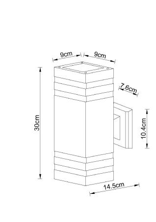 Уличный настенный светильник Arte Lamp Heather (Хеатхер) A4413AL-2BK
