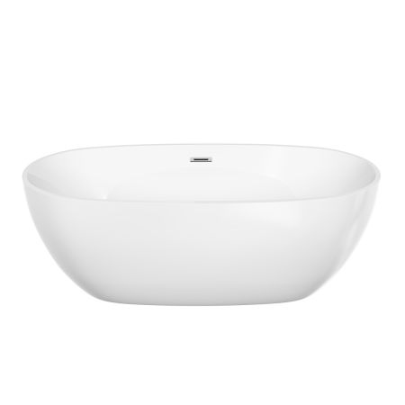 Ванна акриловая Sancos Flo FB02 170х80 отдельностоящая овальная с каркасом