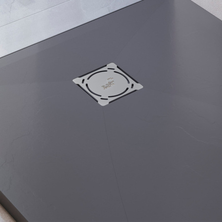 Душевой поддон из искусственного камня RGW Stone Tray (Стоун Трей) 16152811-02 110х80 серый без ножек