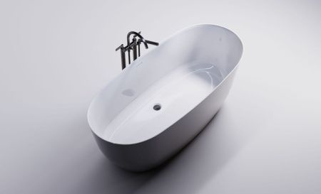 Ванна из литьевго мрамора Astra-Form Атрия 01010048 180х80 отдельностоящая овальная с ножками