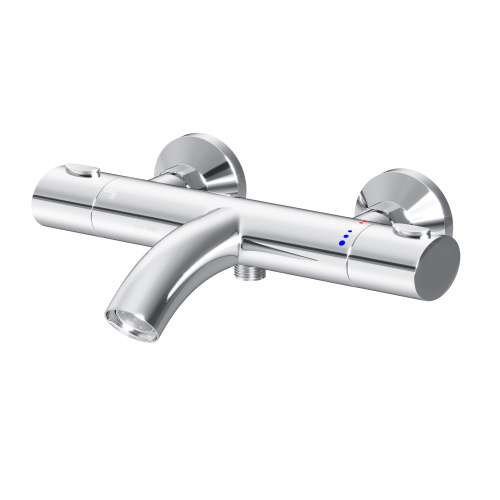 Смеситель для ванны и душа Am.Pm Sense F7550064 настенный хром с термостатом - фото 2