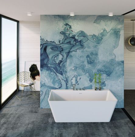 Ванна из искусственного камня Timo ERIKA ERIKA1700 170х75 пристенная прямоугольная