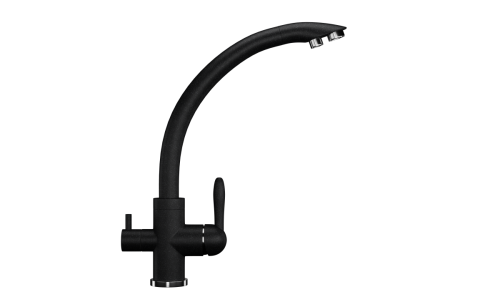 Смеситель для кухни Ulgran Classic U-017-308 на мойку черный