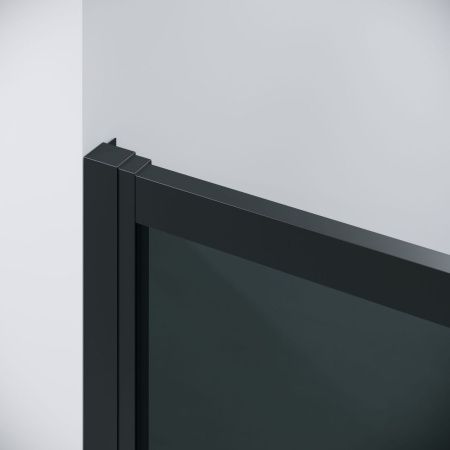 Душевая перегородка Grossman Cosmo 200.K33.02.90.21.10 90х195 стекло тонированное профиль черный