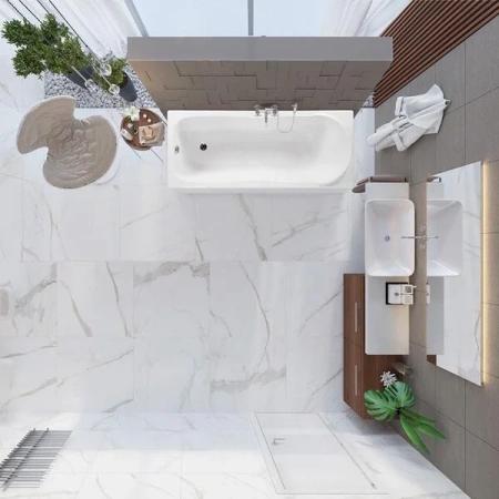 Ванна акриловая Vagnerplast Penelope VPBA177PEN2E-04 170х70 пристенная прямоугольная без каркаса