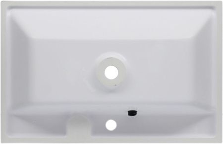 Раковина из искусственного камня Aquanet Орлеан 00179394 70х50 полувстраиваемая цвет белый 1 отверстие под смеситель