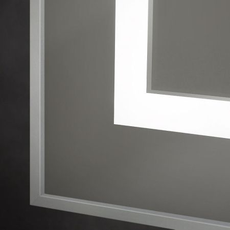 Зеркало с подсветкой BelBagno Kraft SPC-KRAFT-500-800-SENS-AL 50х80 подвесное