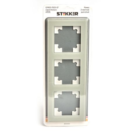 Рамка трехместная Stekker Катрин 49035