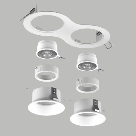 Светильник встраиваемый Lightstar Domino (Домино) D6260606WMOD