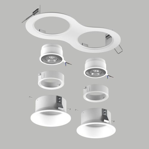 Светильник встраиваемый Lightstar Domino (Домино) D6260606WMOD - фото 3
