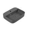 Раковина из сантехнического фарфора Aquatek ВЕГА AQ5506-MG 50х40 накладная цвет серый 1 отверстие под смеситель