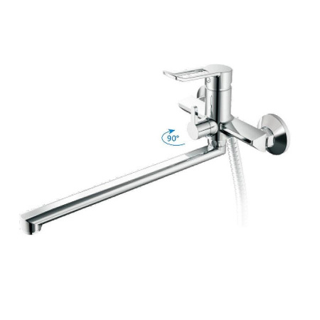 Cмеситель для ванны и душа Haiba HB22556 настенный хром