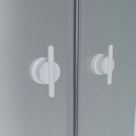 Душевая кабина Niagara Promo P90/80/26L/MT/BK 90х80 асимметричная без крыши ориентация левая