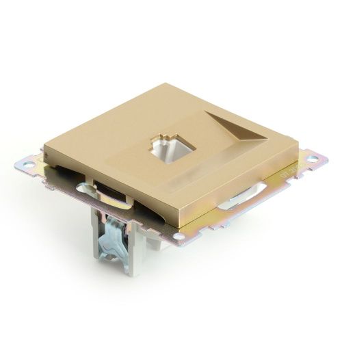Розетка компьютерная 1-местная RJ-45 Stekker Катрин 49227 - фото 2