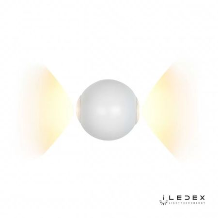 Светильник настенный iLedex Rainbow (Раинбов) ZD8168-6W RGB WH