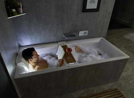 Ванна акриловая Riho STILL SQUARE B099004005 180х80 пристенная прямоугольная без ножек