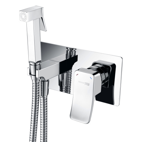 Гигиенический душ со смесителем WasserKRAFT Aller 1060 10638 хром - фото 2