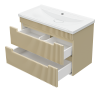 Тумба под раковину Brevita Ariana ARI-01080-03062Я 80х40 подвесная цвет бежевый