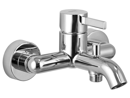 Смеситель для ванны Remer Metrica MC02 настенный хром без термостата - фото 2
