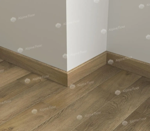 Напольный плинтус Alpine Floor Parquet Light SK 13-7 Коричневый - фото 2