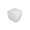 Чаша унитаза приставная GSG Ceramic Design Like LKWC01000P цвет белый без сиденья безободковая каскадный смыв
