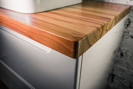 Столешница Jorno WOOD Wood.06.60/LW 60х50 накладная цвет коричневый