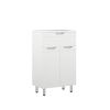 Комод Corozo Лея SD-00001510 50х30 напольный цвет белый