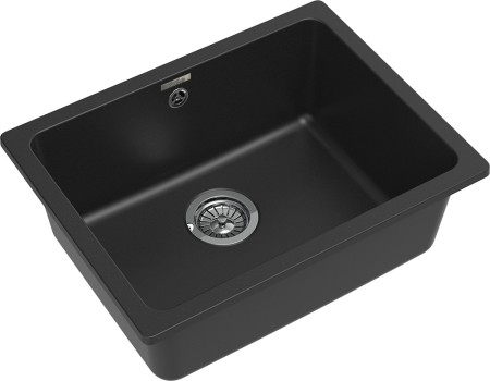 Кухонная мойка Rivelato BERKANA BK-50 antracite 55х45 цвет черный