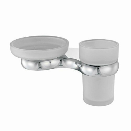 Стакан с мыльницей WasserKRAFT 6826