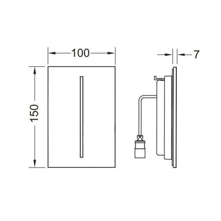 Лицевая панель Tece TECEfilo 9242064