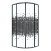 Душевой уголок Niagara Eco NG-1003-14BLACK 79х79 стекло с рисунком профиль черный матовый без поддона Душевой уголок Niagara Eco NG-1003-14BLACK 79х79 стекло с рисунком профиль черный матовый без поддона