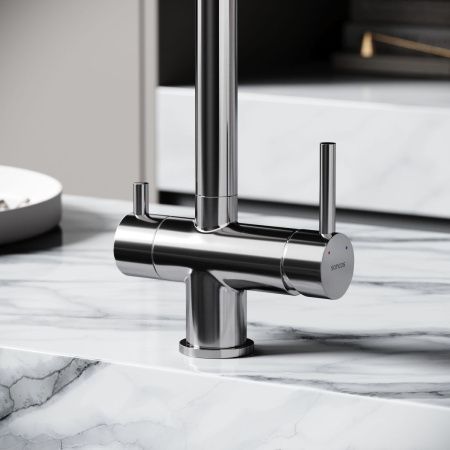 Смеситель для кухни Sancos Foster SC4014BN на мойку никель