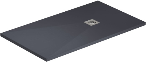 Душевой поддон Allen Brau Priority 8.31008-AM 140х80 искусственный камень черный - фото 2