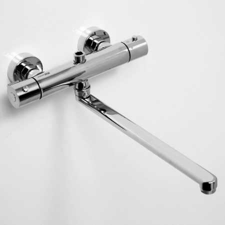 Смеситель для ванны WasserKRAFT Berkel 4800 4822L Thermo настенный хром