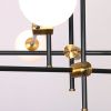 Люстра на штанге Delight Collection Bistro Globe (Бистро Глобе) 9389P/6 black/gold