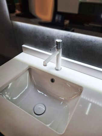 Смеситель AltroBagno Intento AltroBagnoIntento0132MW на раковину белый