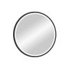 Зеркало Continent Style Black ЗЛП2254 80х80 подвесное