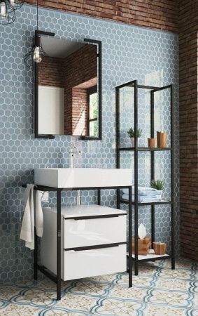 Тумба с раковиной Эстет ФР-00003613 70х50 напольная цвет белый