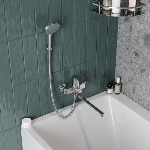 Смеситель для ванны Teymi Lori T10222 настенный хром - фото 5