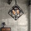 Люстра подвесная Lumina Deco Brutte (Брутте) LDP 11339-4 BK
