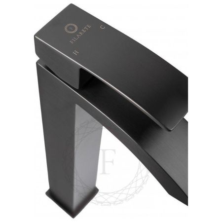 Смеситель для раковины Filarete Waterfall FL6010BG на столешницу графит
