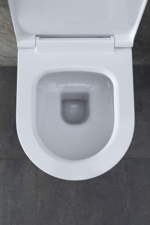 Чаша унитаза подвесная Allen Brau Priority 4.31002.20 цвет белый без сиденья безободковая каскадный смыв