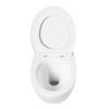 Унитаз подвесной Art&Max Elegant AM9316CHR/SC белый с сиденьем микролифт каскадный смыв