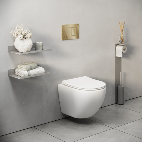 Инсталляция + кнопка смыва + унитаз Grossman Classic 97.4455S.04.30M - фото 5