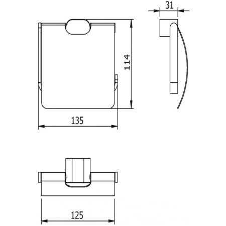 Бумагодержатель Langberger LUGANO 24041A
