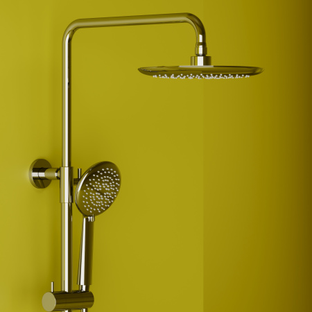 Душевая стойка Sancos Game SC3001CH настенная цвет хром с термостатом