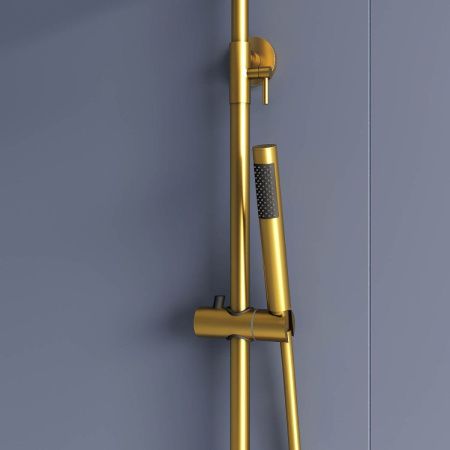 Душевая стойка RGW Shower Panels 51140133-06 настенная цвет золото